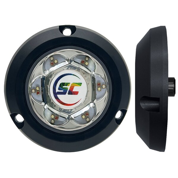 Shadow-Caster Led Lighting Shadow-Caster SC2 Series Polymer Composite Surface Mount Underwater Light - Full Color SC2-CC-CSM - main